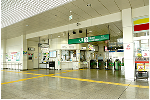 亀田駅まで出れば新潟駅まで9分