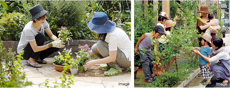 コミュニティを活性化暮らし続けるほど、美しい街並みに。
