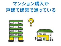 マンション購入か戸建て建築で迷っている
